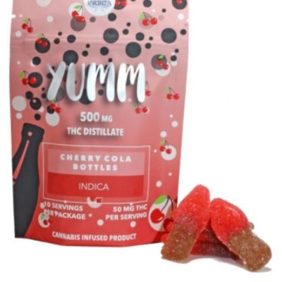 Yumm - CHERRY COLA BOTTLES 500MG - Indica OR Sativa