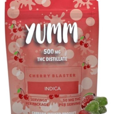 Yumm - CHERRY BLASTER 500MG - Indica OR Sativa