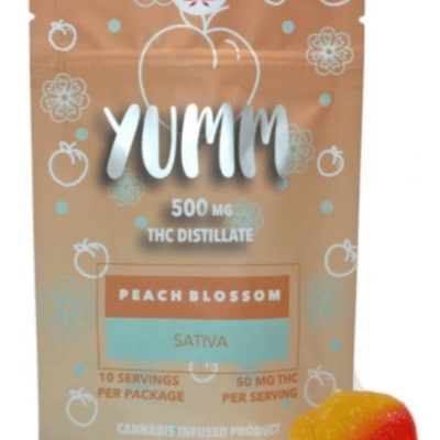 Yumm - PEACH BLOSSOM 500MG - Indica or Sativa